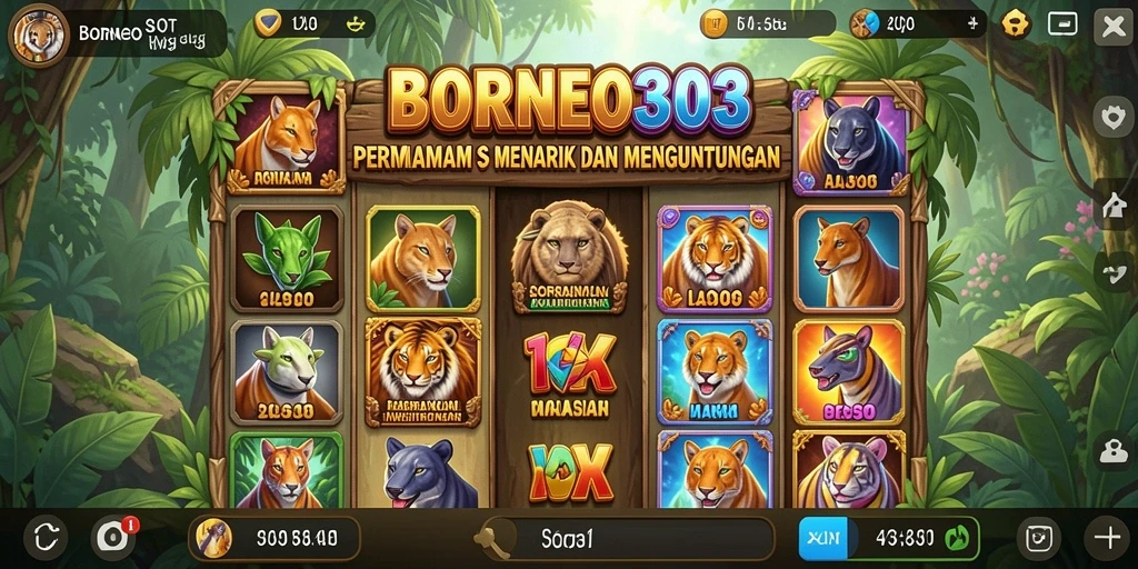 Gameplay Slot seru dan penuh hadiah di BORNEO303.