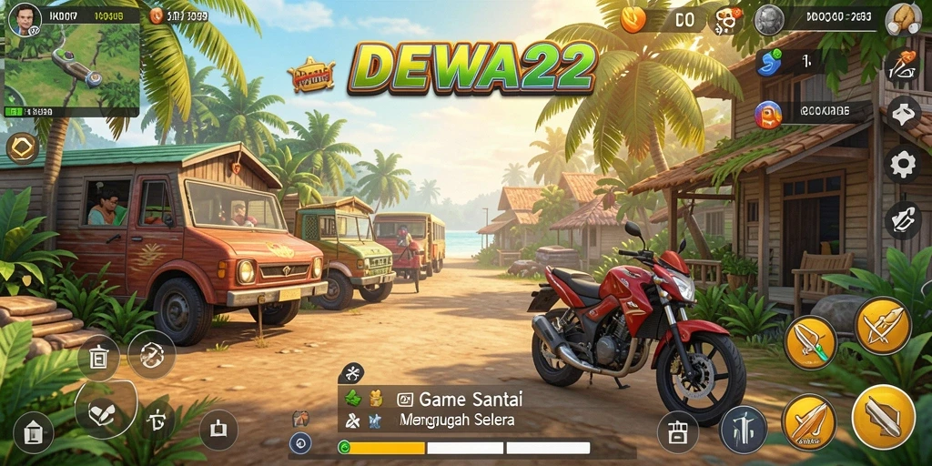 Tampilan gameplay DEWA22 yang mengasyikkan dan penuh warna.