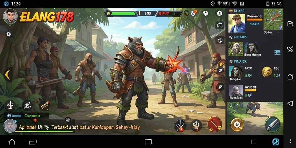 Screenshot utama ELANG178 menampilkan antarmuka pengguna yang sederhana dan fungsional.