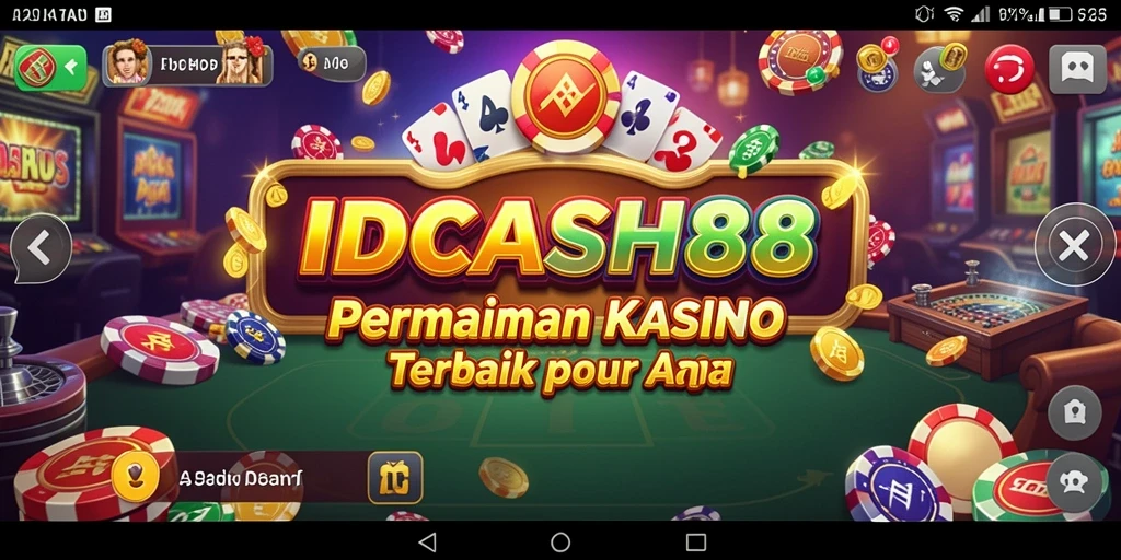 Tampilan mendebarkan dari gameplay IDCASH88 yang penuh aksi.