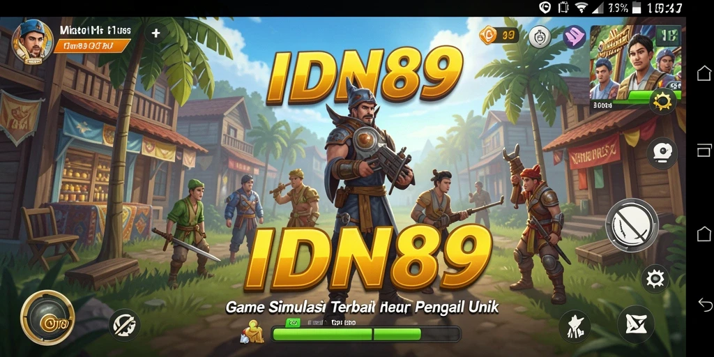 Tangkapan layar dari gameplay IDN89 yang menunjukkan interaksi mendalam dan grafik yang menarik.