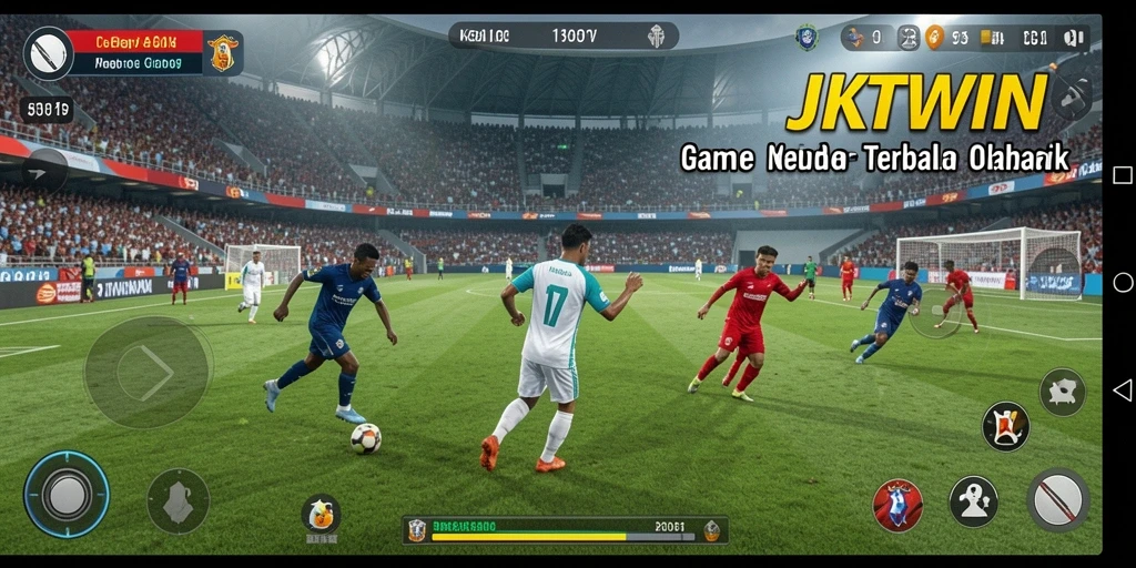 Tampilan gameplay JKTWIN yang seru dan nyata di lapangan.