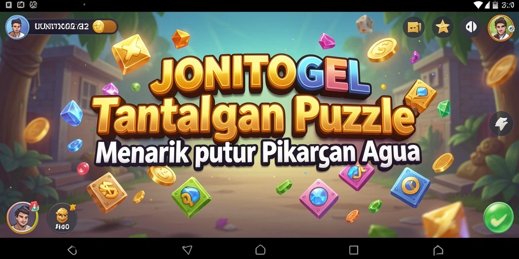 Screenshot utama JONITOGEL menampilkan gameplay Puzzle yang menarik.