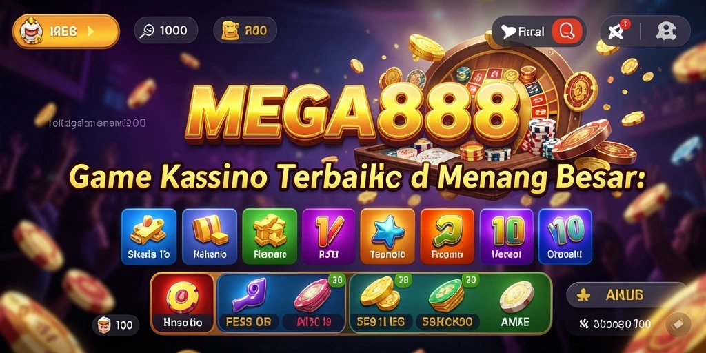 Tangkapan layar MEGA888 menampilkan gameplay menarik di dunia Kasino.