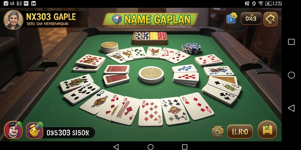 Screenshot dari gameplay NX303 yang mendebarkan dan menyenangkan.