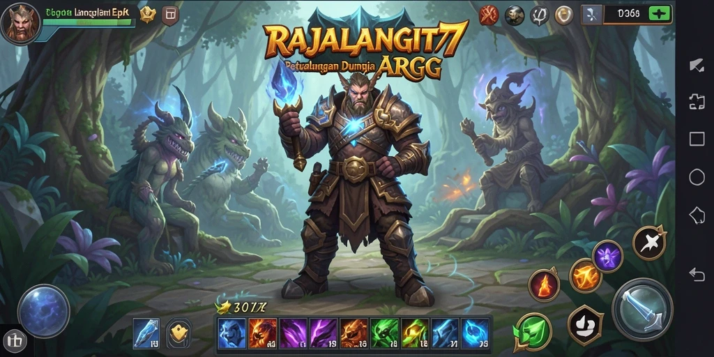 Gameplay seru di dunia fantasi RAJALANGIT77 yang penuh petualangan.