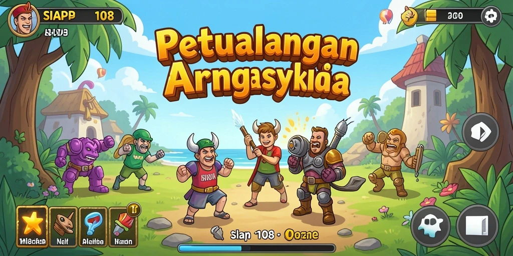 Tampilan gameplay seru dari SIAP108 yang penuh tantangan.