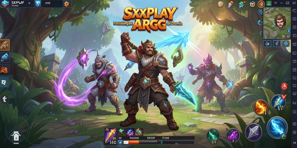 Tampilan dinamis gameplay ARPG yang memukau di SXXPLAY.