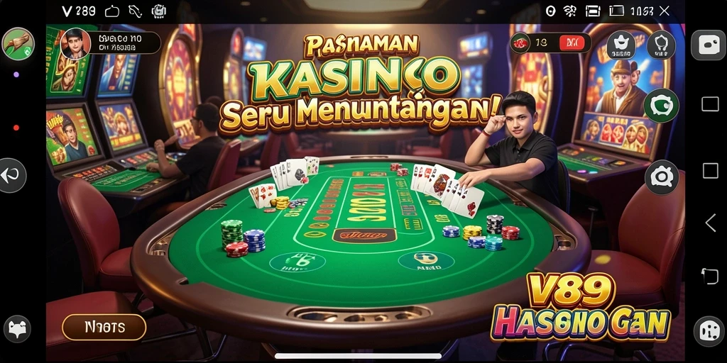 Gameplay V89 yang menegangkan dengan berbagai pilihan permainan Kasino.