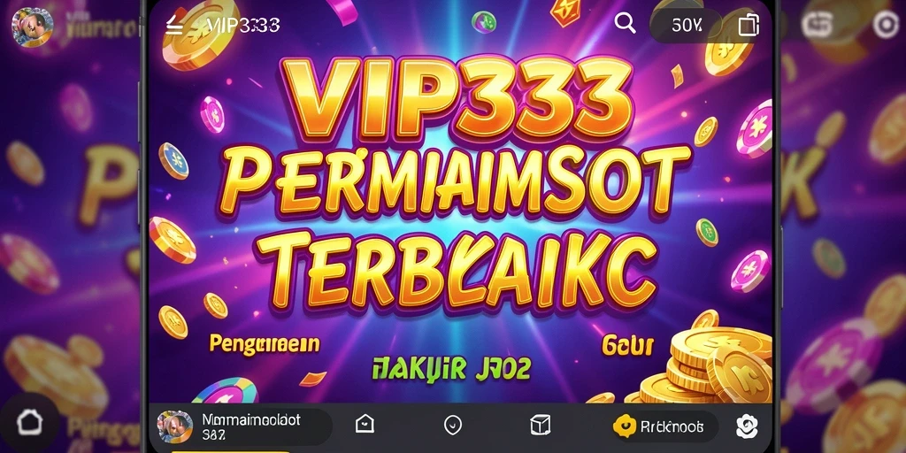 Screenshot gameplay VIP333 menampilkan mesin slot yang memukau dan seru.